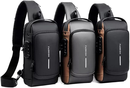 Bolso Antirobo Impermeable Para Hombres